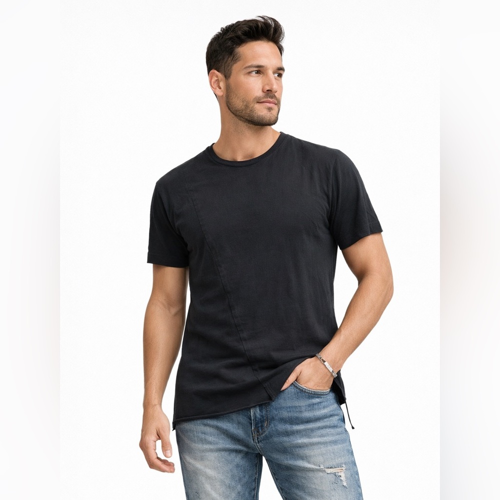 Jack & Jones Originals Black T-Shirt Large Relaxed Fit